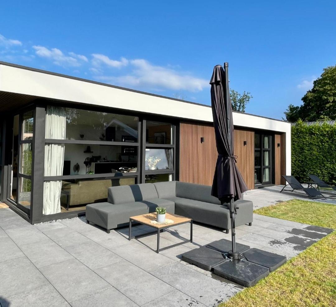 Edelhert, Moderne En Comfortabele Vakantiewoning Met Hottub! 에르멜로 외부 사진